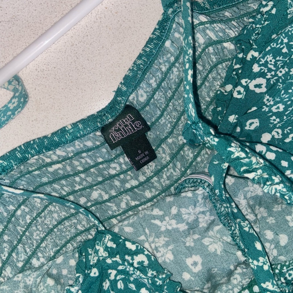 Target Wild Fable Teal Dress